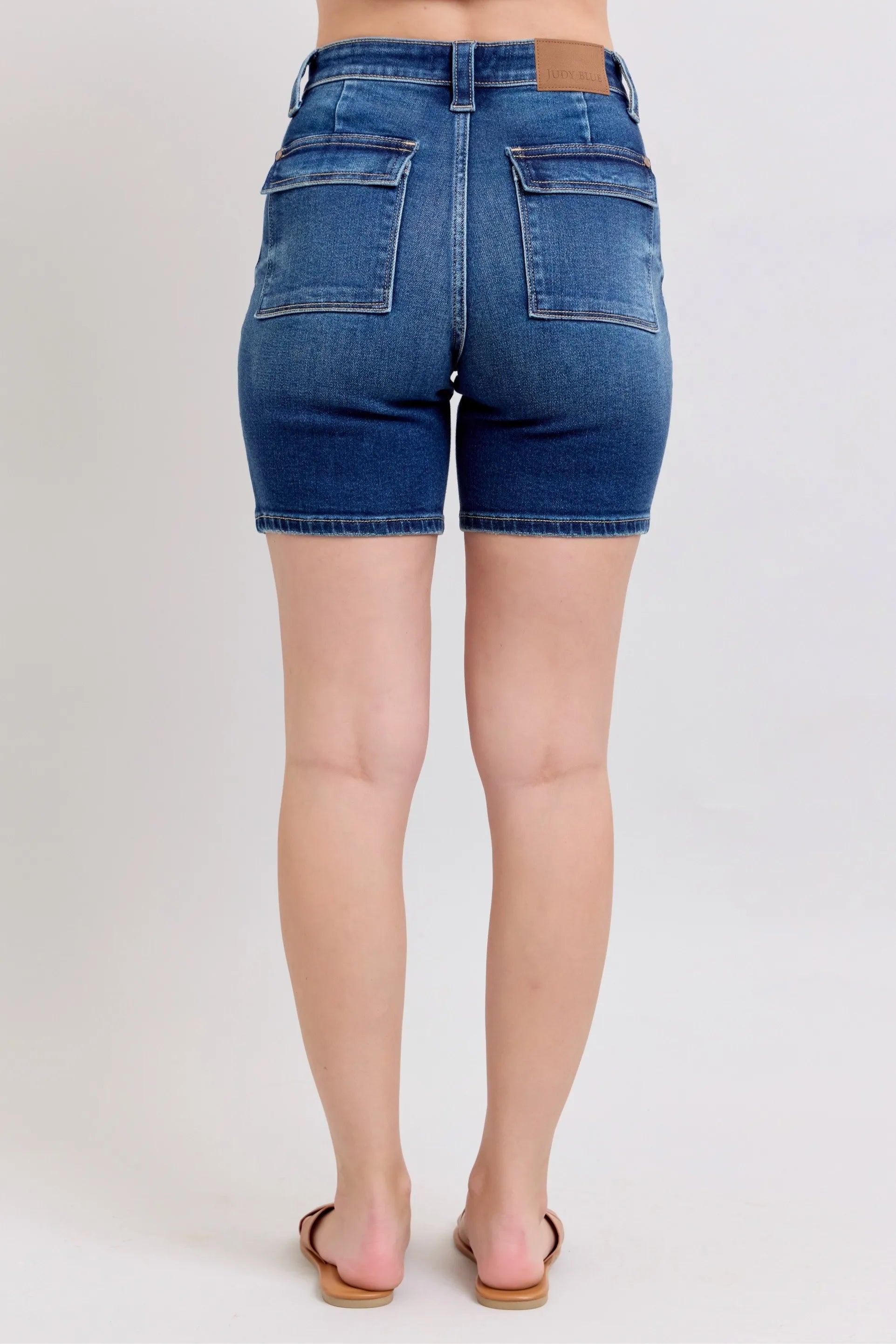 High Waist Bermudas Jeans