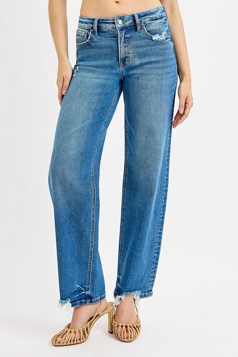Mid Rise Baggy Jeans