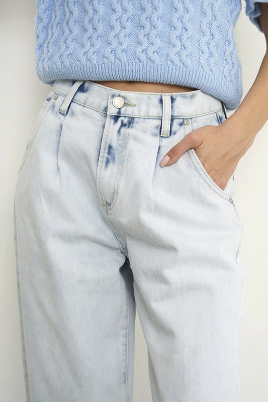 High Rise Balloon Slouch Jeans