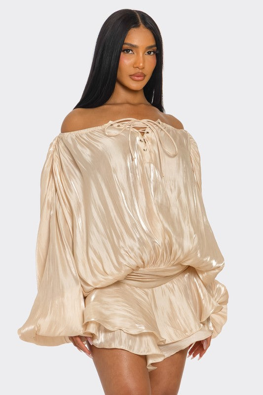 Off-Shoulder Dream Romper