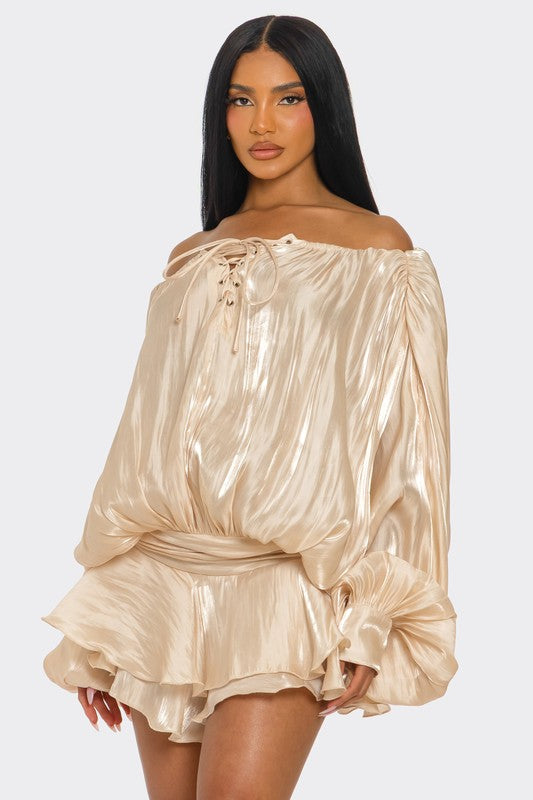 Off-Shoulder Dream Romper