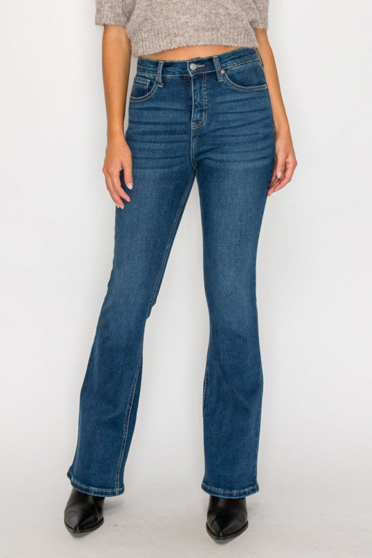 High Rise Tummy Control Bootcut Signature Jeans