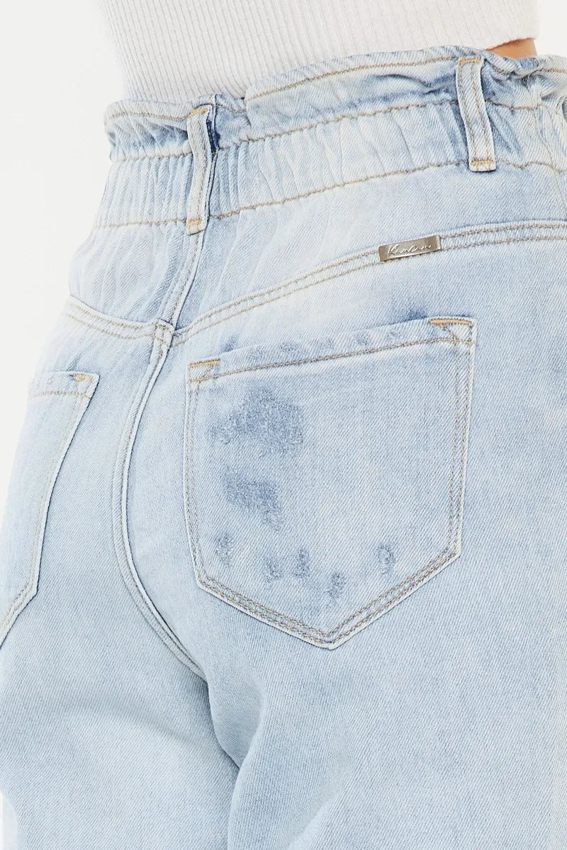 Paperbag High Rise Mom Jeans