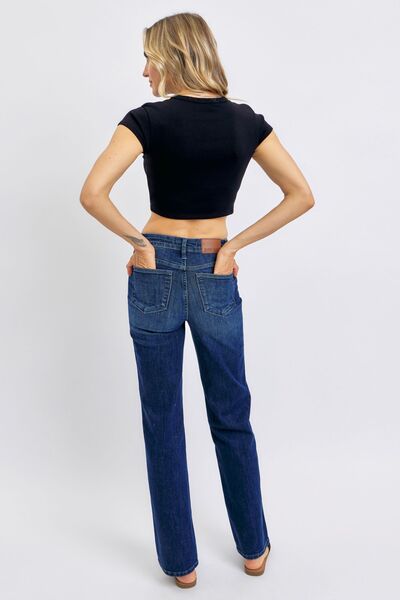Tummy Control Straight Jeans
