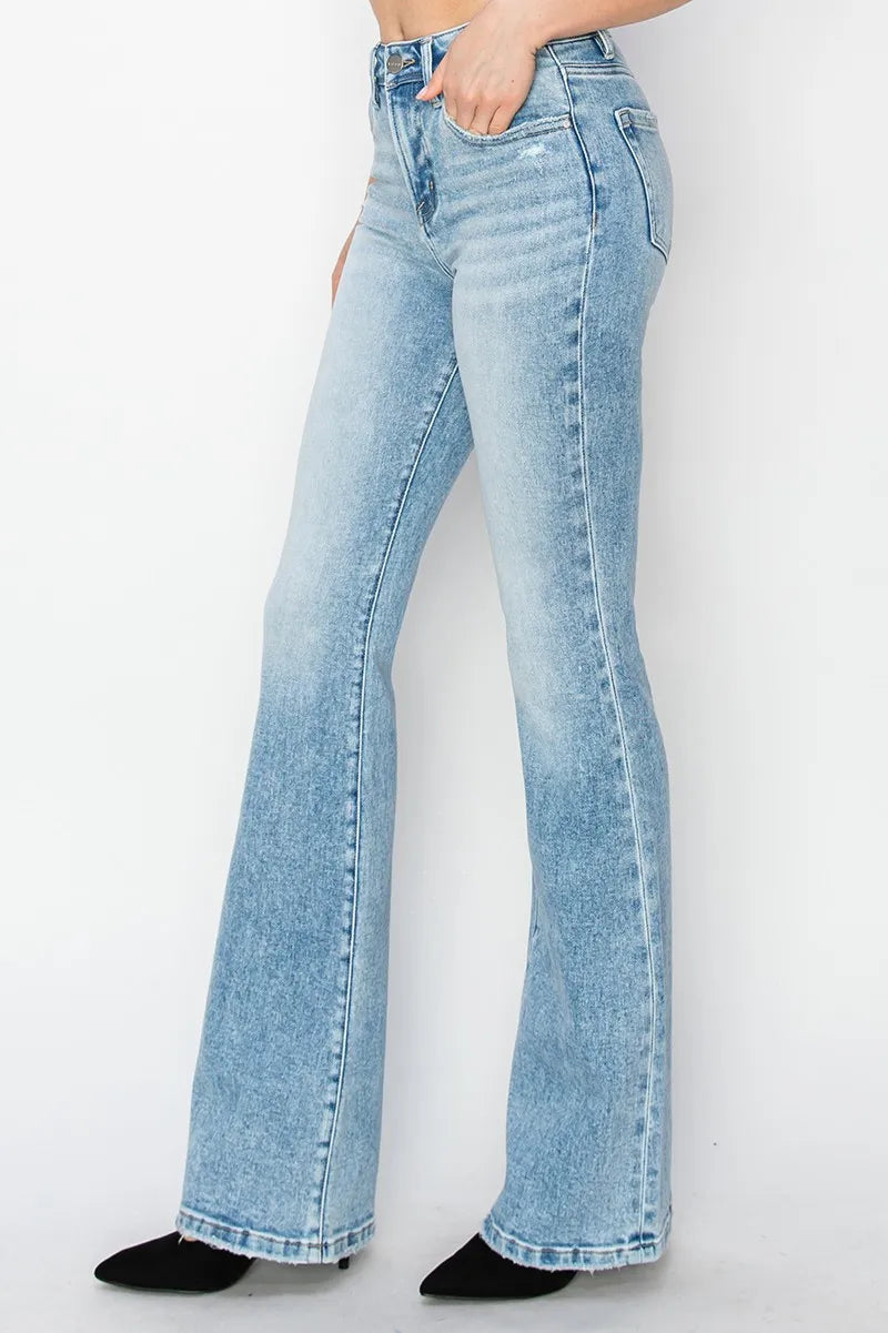 High Rise Bootcut Jeans