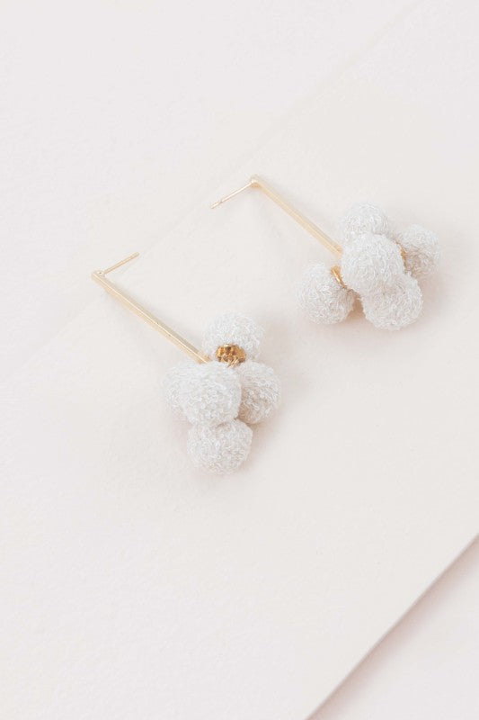 Pom Pom Earrings