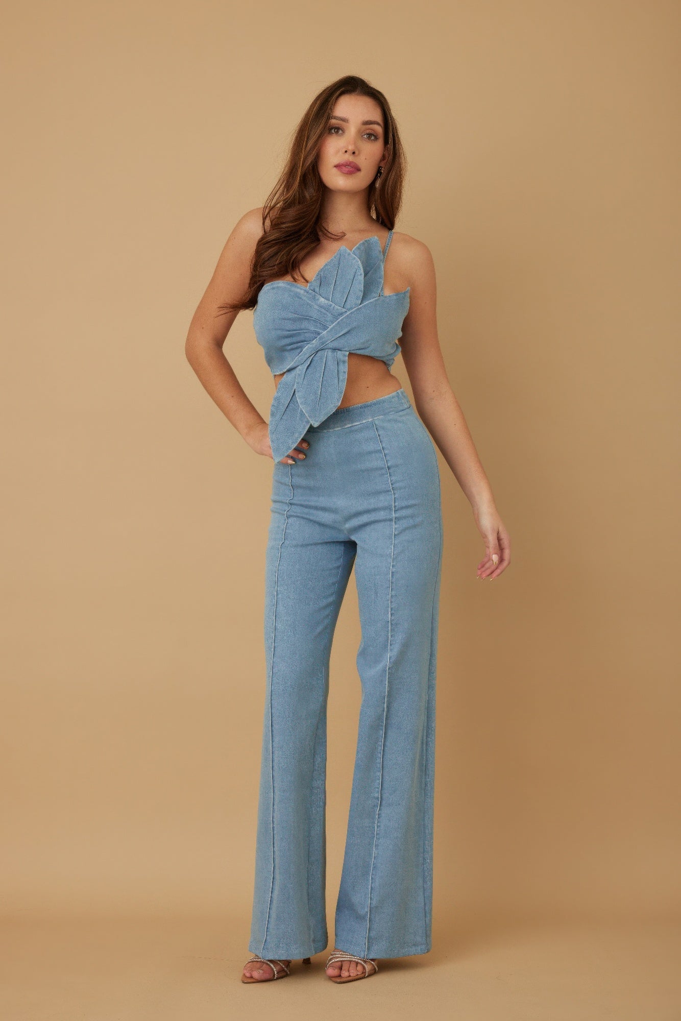 Two-Piece Denim Set