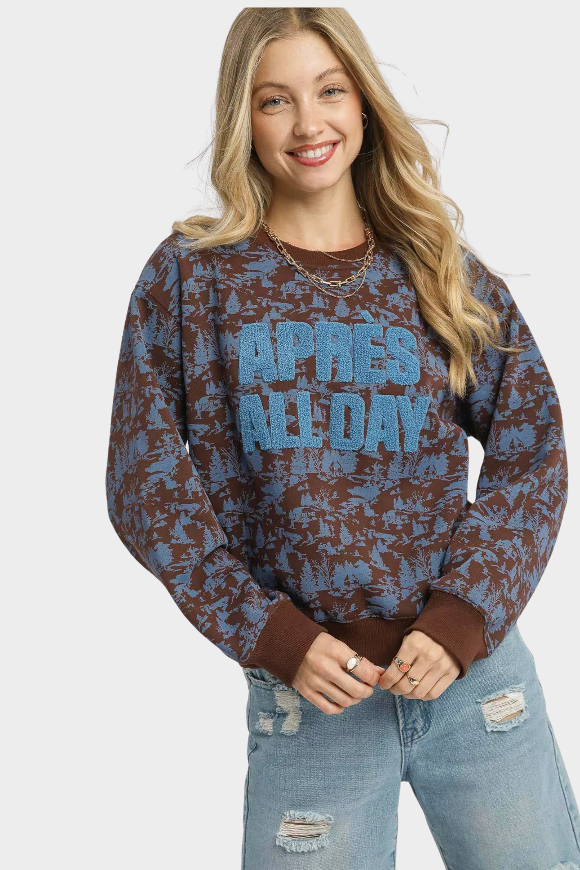 Scenic Print Sweatshirt