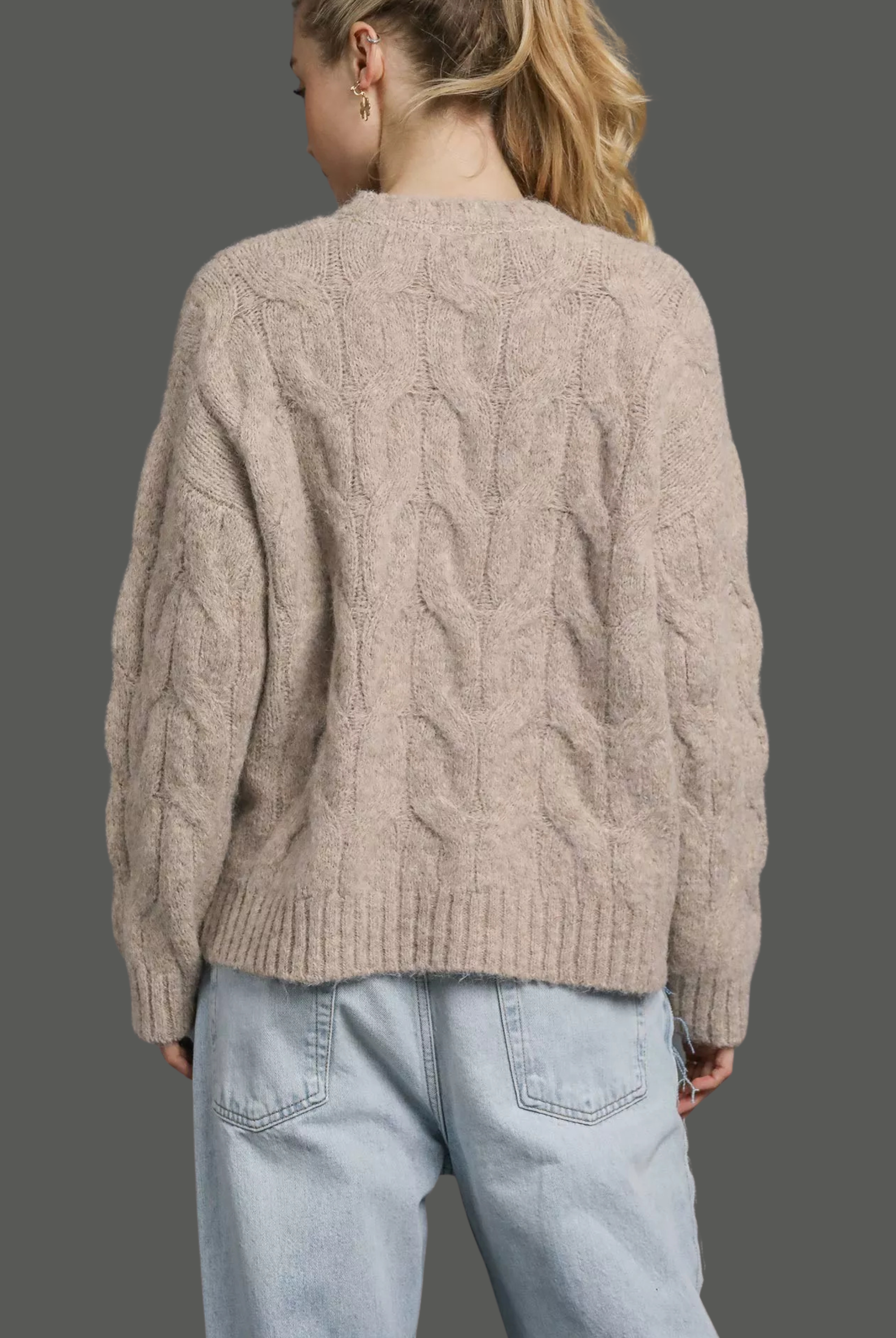 Cable Knit Cozy Sweater