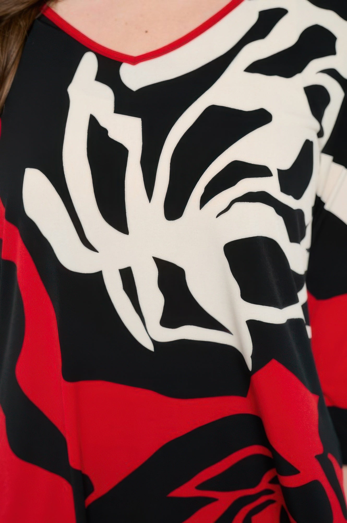 Hit V-neck Band Top W/vent