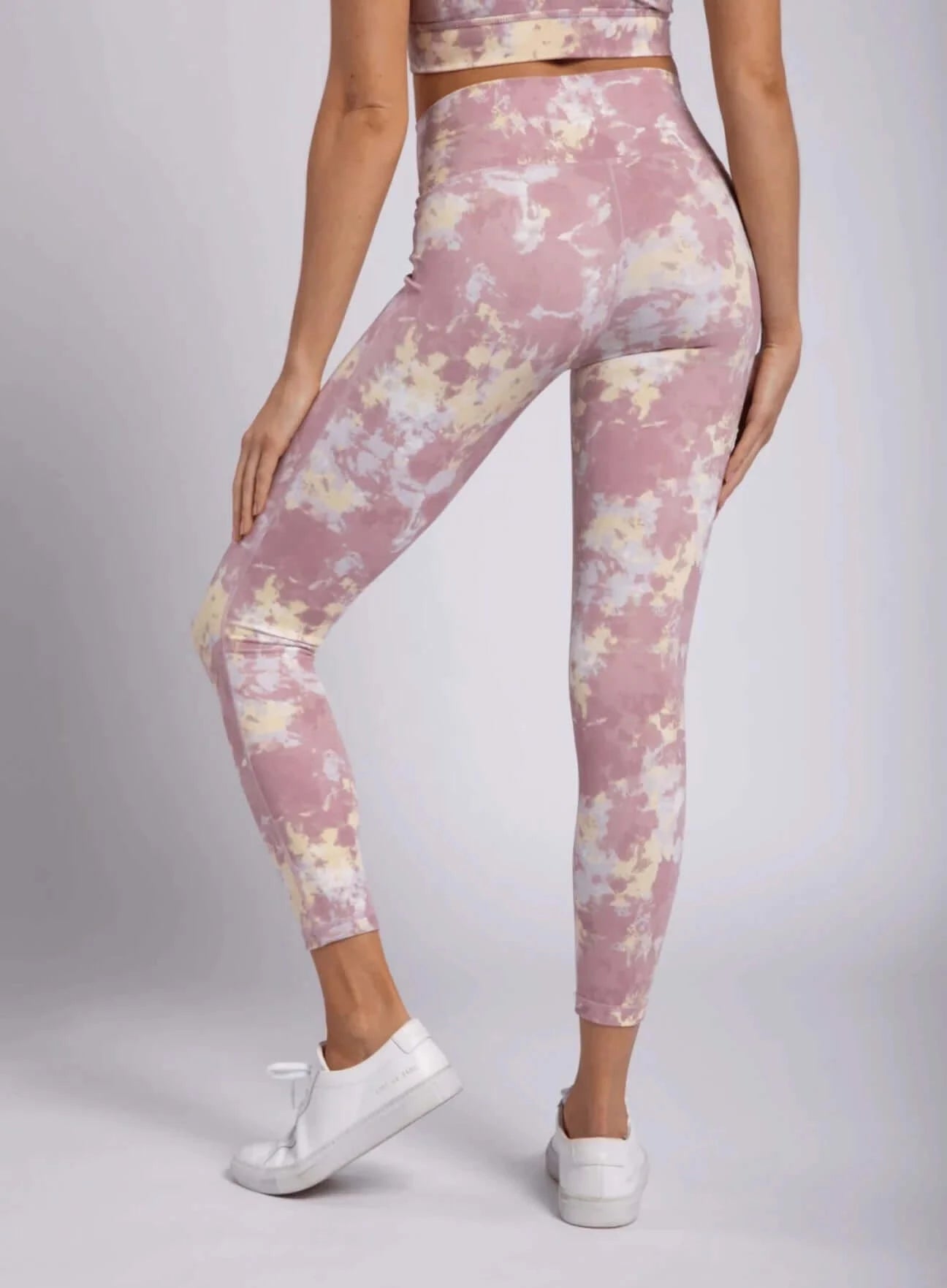 Mono B Tie-Dye High-Waist Leggings