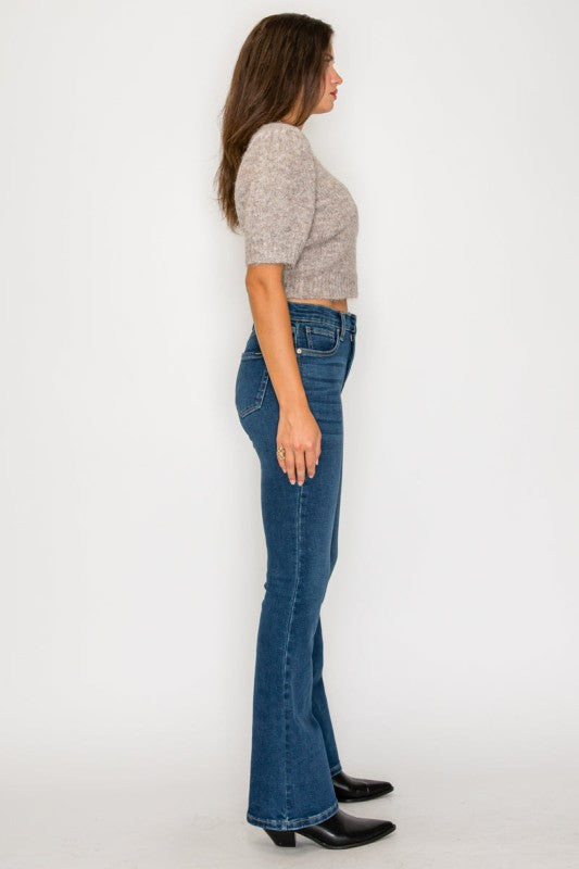 High Rise Tummy Control Bootcut Signature Jeans