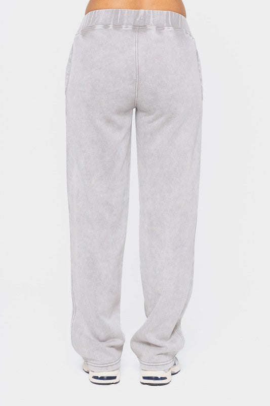 Elastic Waist Fleece Pants