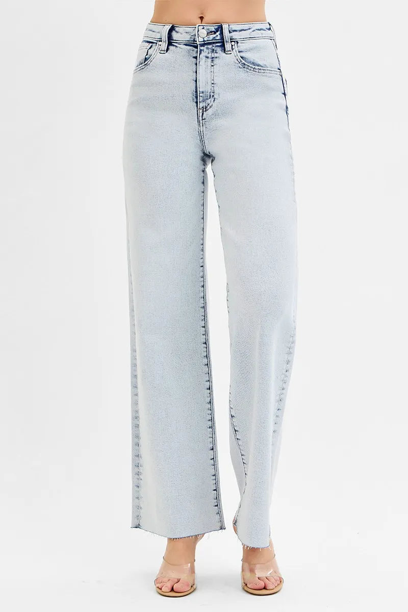 High Rise Wide Leg Jeans