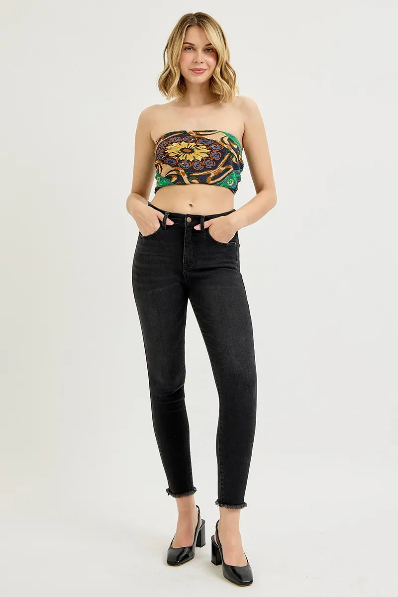 Tummy Control High Rise Skinny Jeans