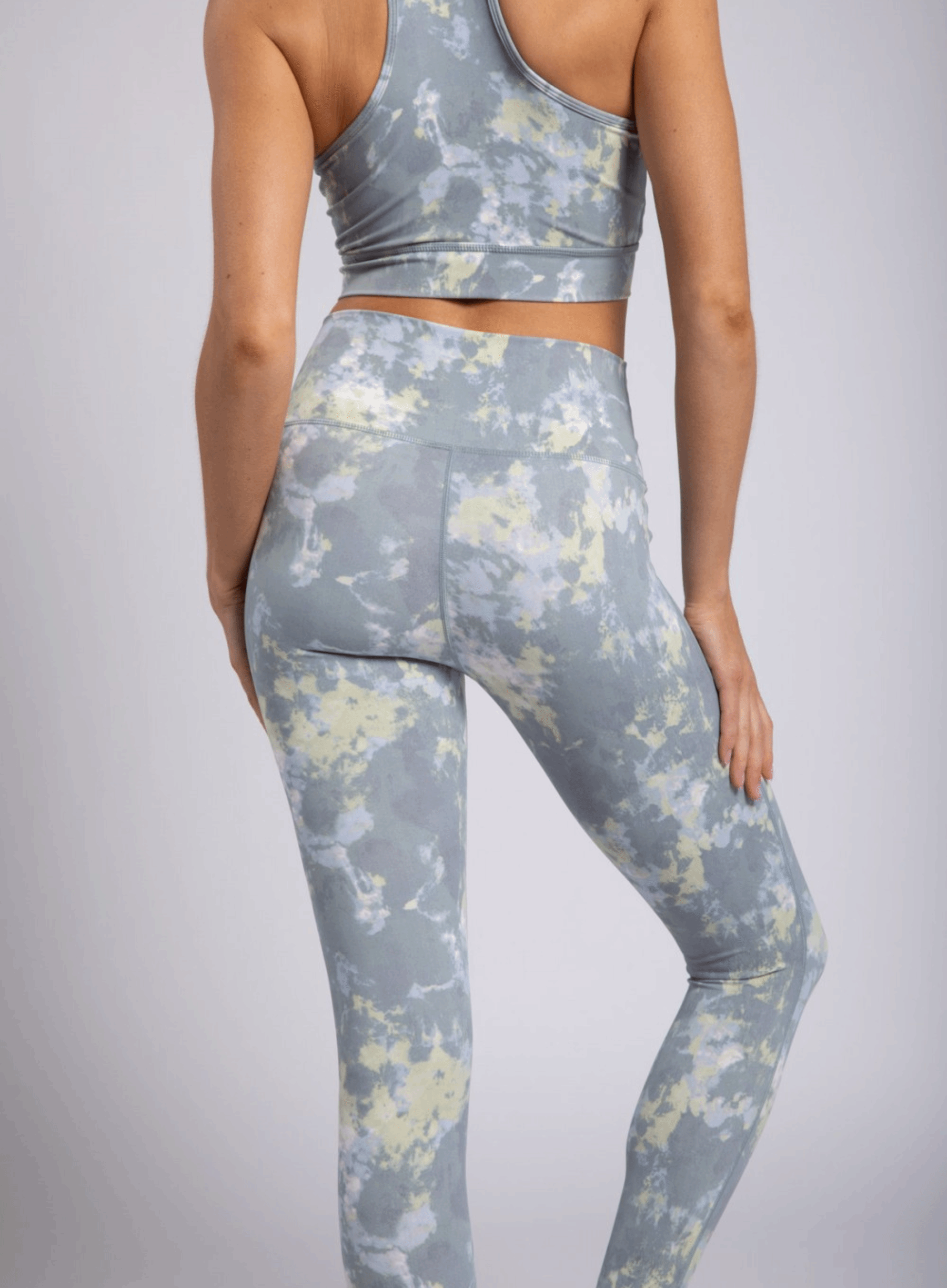 Mono B Tie-Dye High-Waist Leggings