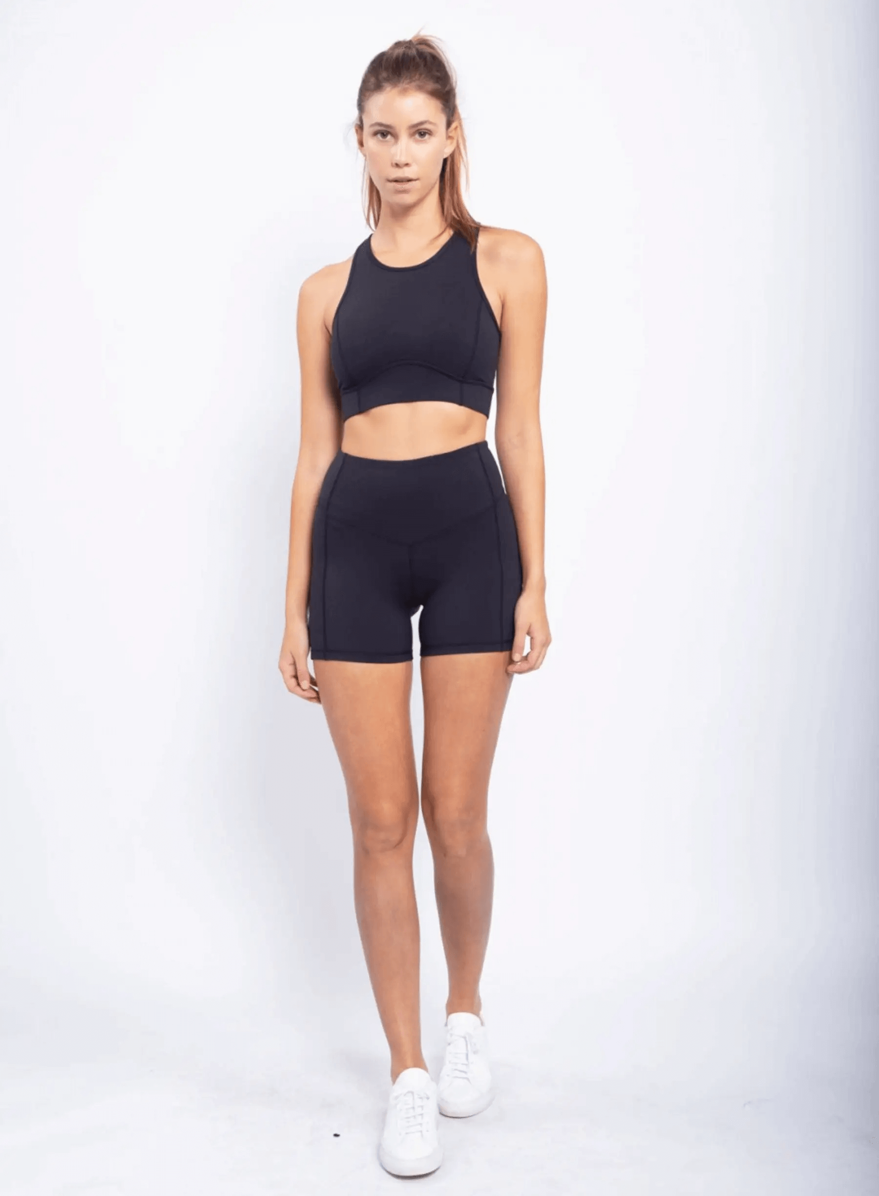Mono B Side Panel Racerback Sports Bra