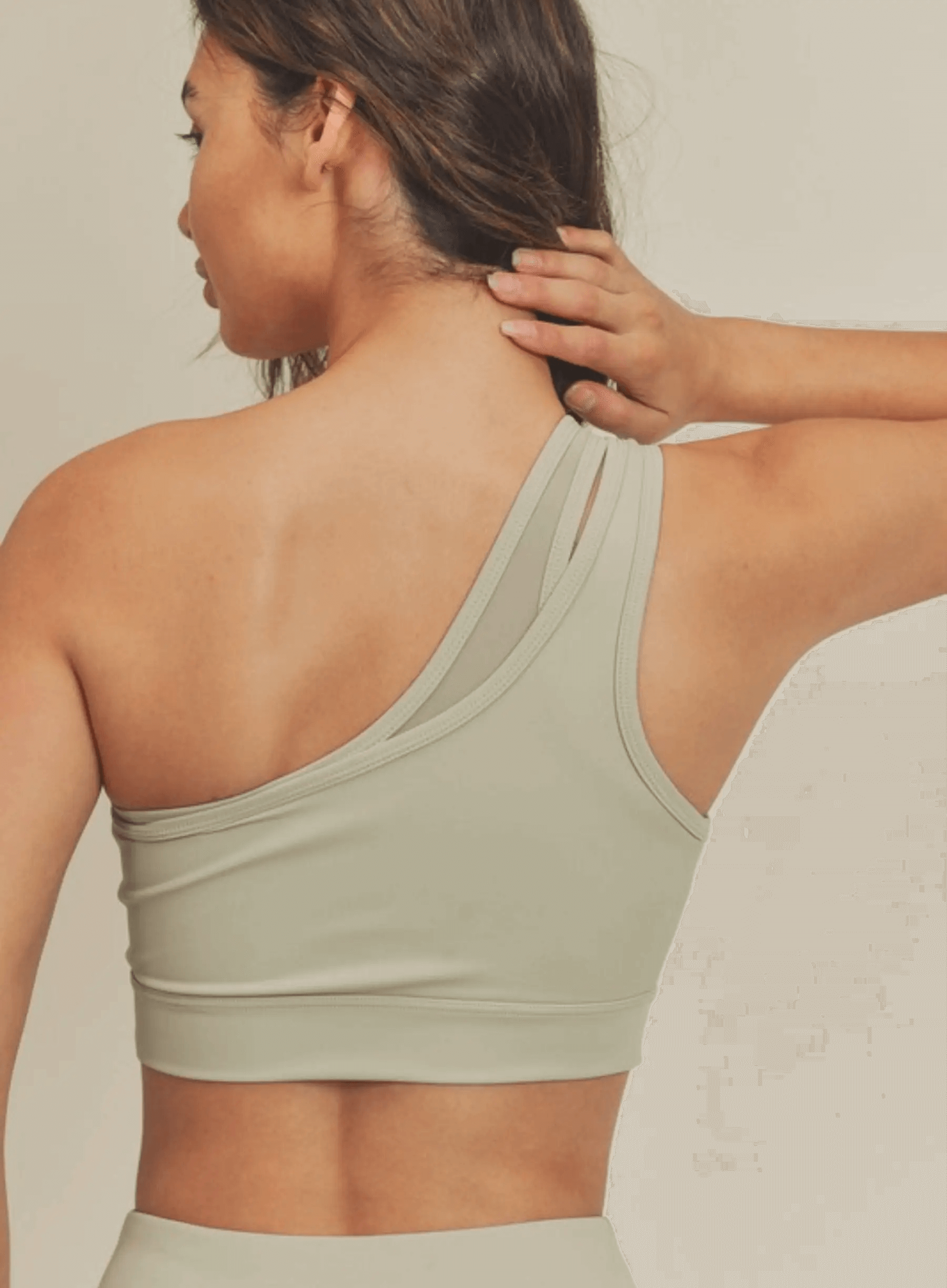 Kimberly C One Shoulder Active Sports Bra & Legging Set