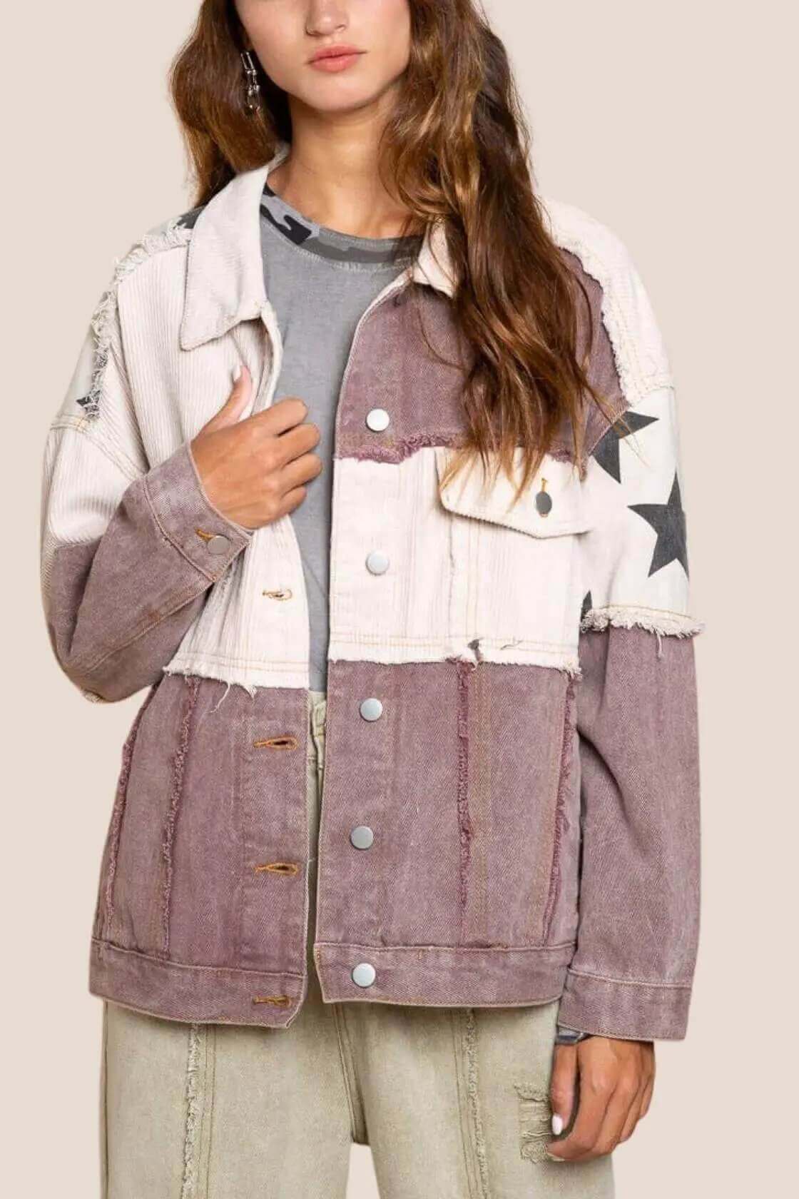 Cotton Twill Boyfriend Jacket - Rocca & Co