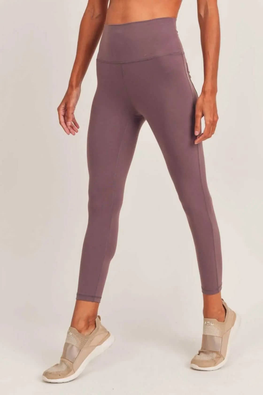 Mono B Solid Leggings with Back Pockets