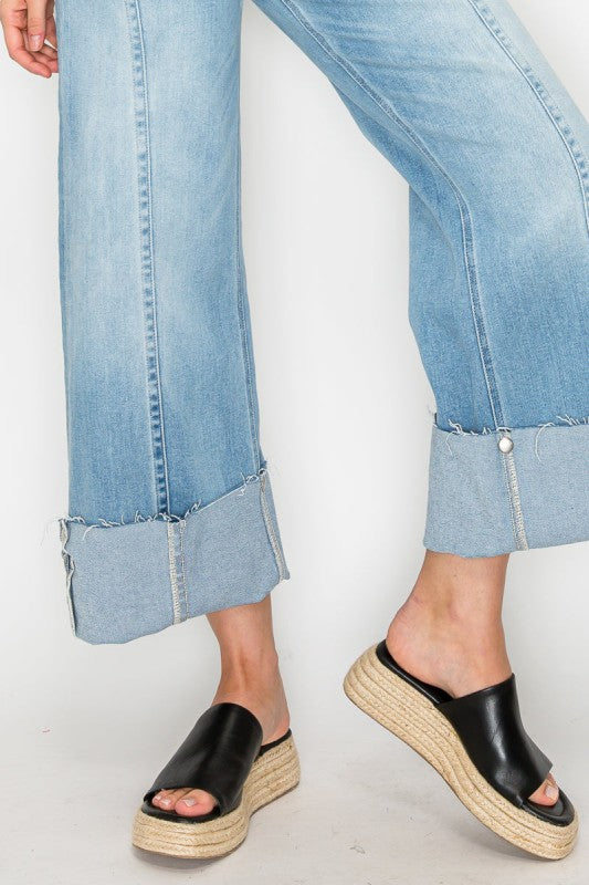 INSEAM TRANSFORM WIDE LEG JEANS