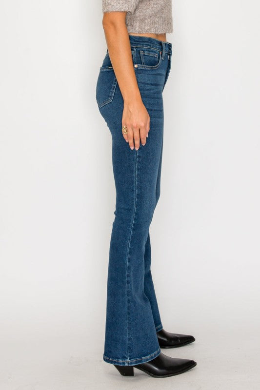High Rise Tummy Control Bootcut Signature Jeans