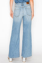 High Rise Relaxed Flare Hybrid Jeans