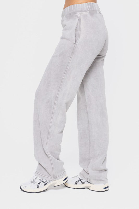 Elastic Waist Fleece Pants
