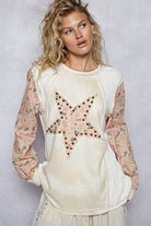 Exposed Seam Star Patch Thermal Top