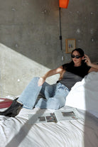 Mid Rise Holly Flare Jeans