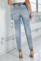 High Rise Girlfriend Jeans