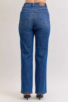 High Waist Tummy Control Straight Jeans
