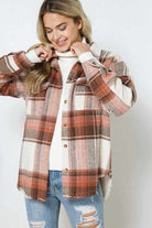 Blue B Yarn Dyed Plaid Shirt Shacket