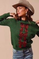 Sequins Embellished Christmas Sweater