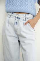 High Rise Balloon Slouch Jeans