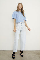High Rise Balloon Slouch Jeans