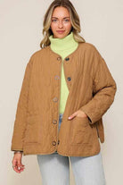 Lumiere Quilted Puffer Jacket with Pockets