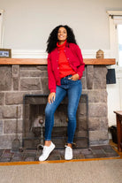 Washed Thermal Skinny Jeans