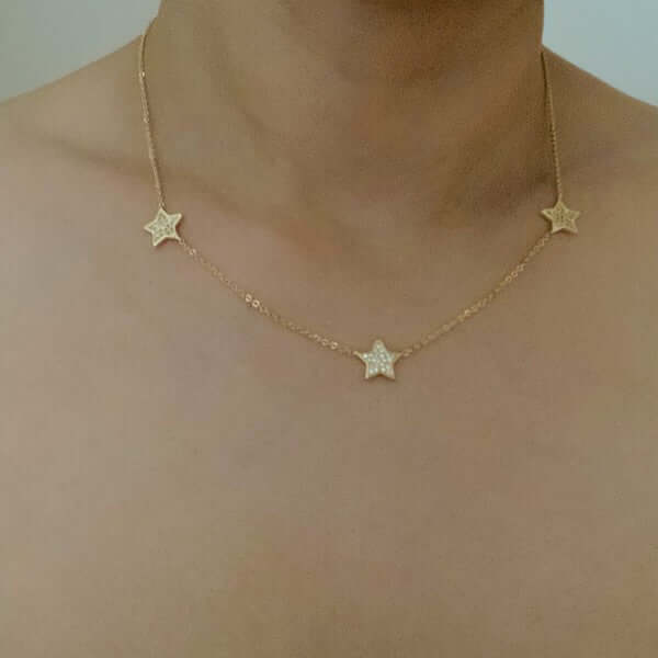 Ellison and Young Stars In Greek Island Necklace