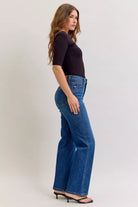 High Waist Tummy Control Straight Jeans