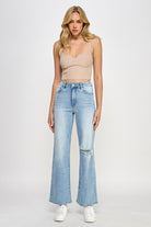 High Rise Relaxed Wide Leg Jeans