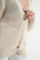 Button Up Crochet Cardigan