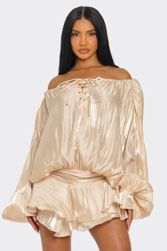 Off-Shoulder Dream Romper