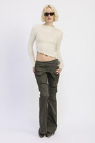 Asymmetrical Long Sleeve Top