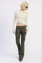 Asymmetrical Long Sleeve Top