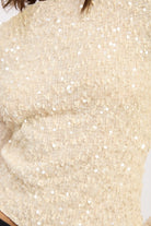 Sequin Asymmetrical Blouse