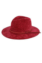 Chenille Braided Band Fedora Hat