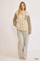 Washed French Terry Shacket