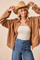 Corduroy Relaxed Fit Shacket