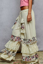 Double Gauze Wide Leg Pants